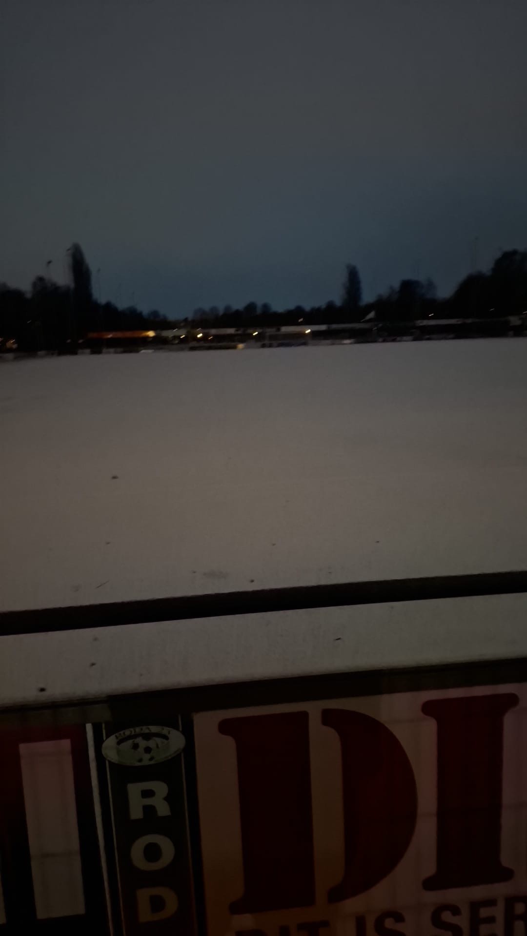 Bij RODA '23 zondag 23 november ALLE velden AFgekeurd