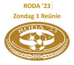 Reünie RODA’23 Zondag 1 - Save the date! Zondag 24 september 2023